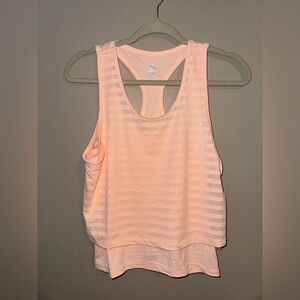 RBX Women’s Light Pink Mesh Racerback Tank